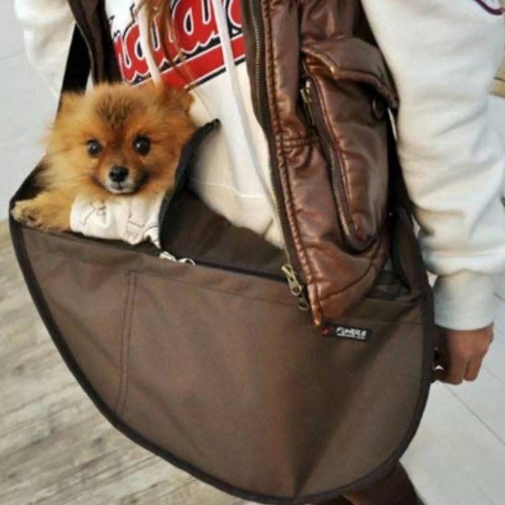 Fundle pet dog carrier sling for dogs up to 20lbs